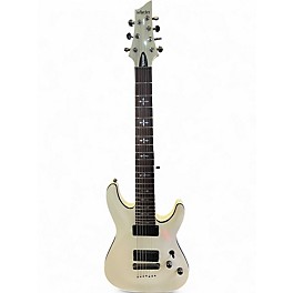 Used Schecter Guitar Research IM24050245 White Solid Body Electric Guitar