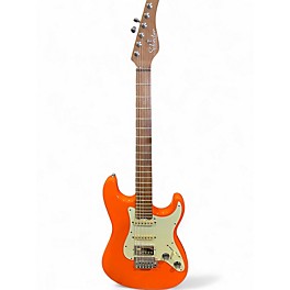 Used Schecter Guitar Research NICK JOHNSTON TRADITIONAL ATOMIC ORANGE NITRO Solid Body Electric Guitar