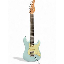 Used Schecter Guitar Research NICK JOHNSTON TRADITIONAL HSS ICE BLUE Solid Body Electric Guitar