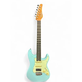 Used Schecter Guitar Research Nick Johnston Stratocaster HSS Atomic Frost Solid Body Electric Guitar