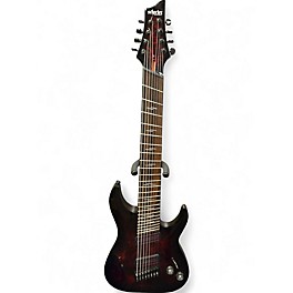 Used Schecter Guitar Research OMEN ELITE 8 Crimson Red Trans Solid Body Electric Guitar