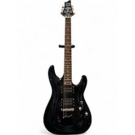 Used Schecter Guitar Research Omen 6 Black Solid Body Electric Guitar