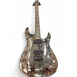 Used Schecter Guitar Research Omen 6 Charcoal Solid Body Electric Guitar