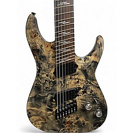 Used Schecter Guitar Research Omen Elite 7MS Charcoal Solid Body Electric Guitar