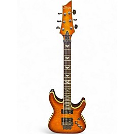 Used Schecter Guitar Research Omen Extreme 6 Floyd Rose Sunburst Solid Body Electric Guitar
