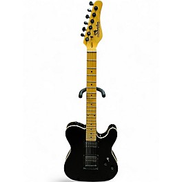 Used Schecter Guitar Research PT Standard Black Solid Body Electric Guitar