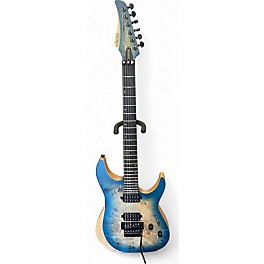 Used Schecter Guitar Research REAPER-6FR SATIN SKY BURST Solid Body Electric Guitar
