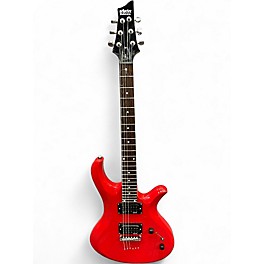 Used Schecter Guitar Research Riot 6 Red Solid Body Electric Guitar