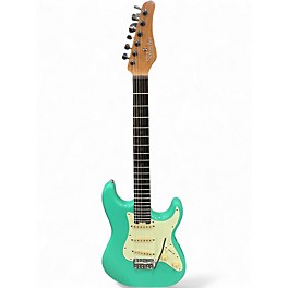 Used Schecter Guitar Research Traditional S/S/S Seafoam Green Solid Body Electric Guitar