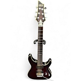 Used Schecter Guitar Research c1 fr platinum Black Cherry Solid Body Electric Guitar