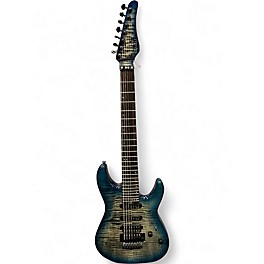 Used Schecter Guitar Research sun valley super shredder 7 sky burst Solid Body Electric Guitar