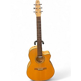 Used Seagull Performer CW Folk Natural Acoustic Electric Guitar