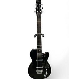 Used Silvertone 1303/U2 Reissue Black Solid Body Electric Guitar