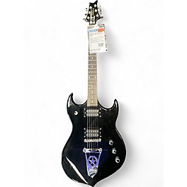 Used Silvertone PAUL STANLEY Black Solid Body Electric Guitar