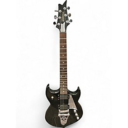 Used Silvertone Paul Stanley Black Solid Body Electric Guitar