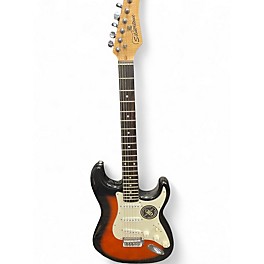 Used Silvertone S STYLE Sunburst Solid Body Electric Guitar