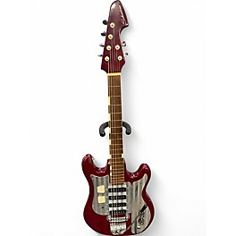 Used Silvertone TEISCO WG4L Wine Red Solid Body Electric Guitar