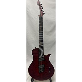 Used Used Skervesen Medusa 7 Red Solid Body Electric Guitar