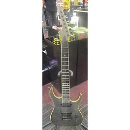 Used Used Skervesen Raptor 7 Baritone Trans Black Solid Body Electric Guitar