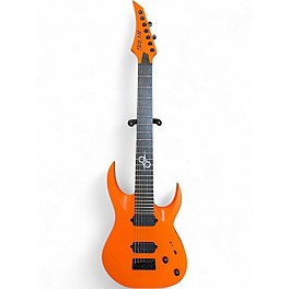 Used Solar Guitars A2.7 Neon Orange Solid Body Electric Guitar