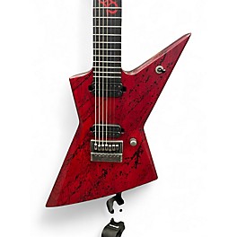 Used Solar Guitars E2.6 CANNIBALISMO RED SPLATTER Solid Body Electric Guitar