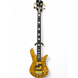 Used Spector Euro4 LT yellow Electric Bass Guitar