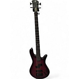 Used Spector NS PULSE II  Trans Purple Electric Bass Guitar