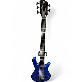 Used Spector Performer 5 Blue Electric Bass Guitar