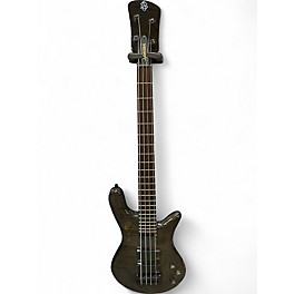 Used Spector euro bantam Trans Black Electric Bass Guitar