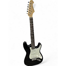 Used Spectrum STRAT STYLE Black Solid Body Electric Guitar