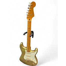 Used Squier 60th Anniversary Classic Vibe 50s Stratocaster Gold Solid Body Electric Guitar