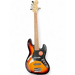 Used Squier Affinity Jazz Bass 3 Color Sunburst Electric Bass Guitar