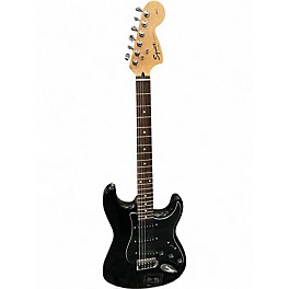 Used Squier Affinity Stratocaster Black Solid Body Electric Guitar