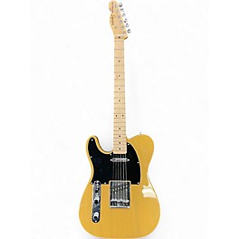 Used Squier Affinity Telecaster Left Handed Butterscotch Electric Guitar