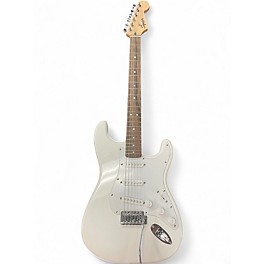Used Squier Bullet Stratocaster White Solid Body Electric Guitar