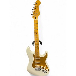 Used Squier Classic Vibe 1950S Stratocaster WHITE Solid Body Electric Guitar