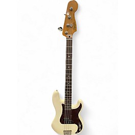Used Squier Classic Vibe 1970S Precision Bass Vintage White Electric Bass Guitar