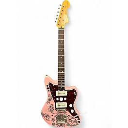 Used Squier Classic Vibe 60s Jazzmaster Pink Solid Body Electric Guitar