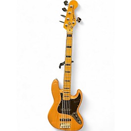 Used Squier Classic Vibe 70s Jazz Bass V Natural Electric Bass Guitar