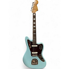Used Squier Classic Vibe Jaguar Daphne Blue Solid Body Electric Guitar