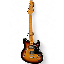 Used Squier Classic Vibe Starcaster Hollow Sunburst Hollow Body Electric Guitar