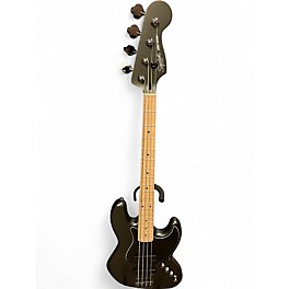 Used Squier Contemporary Active Jazz Bass Black Electric Bass Guitar