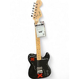 Used Squier Deryck Whibley Signature Telecaster Black Solid Body Electric Guitar