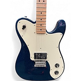 Used Squier ESQUIRE DELUXE BLUE SPARKLE Solid Body Electric Guitar