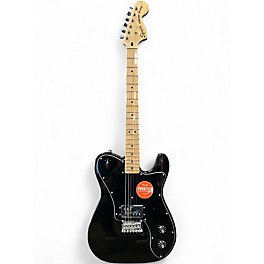 Used Squier ESQUIRE DELUXE Black Solid Body Electric Guitar