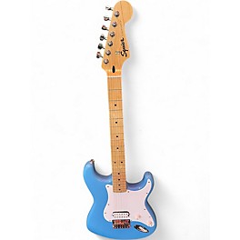 Used Squier H HT California Blue Solid Body Electric Guitar