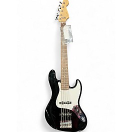 Used Squier JAZZ BASS BLACK Electric Bass Guitar