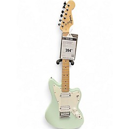 Used Squier Jazzmaster mini Surf Green Solid Body Electric Guitar