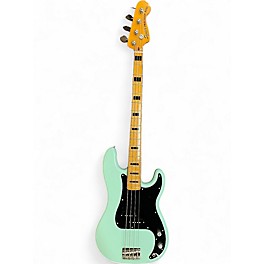 Used Squier Limited-Edition Classic Vibe '70s Precision Bass  Surf Green Electric Bass Guitar