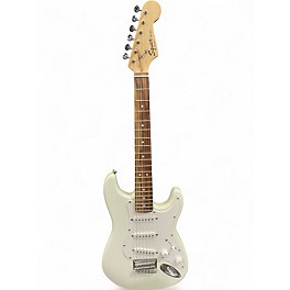 Used Squier Mini Strat Vintage White Electric Guitar